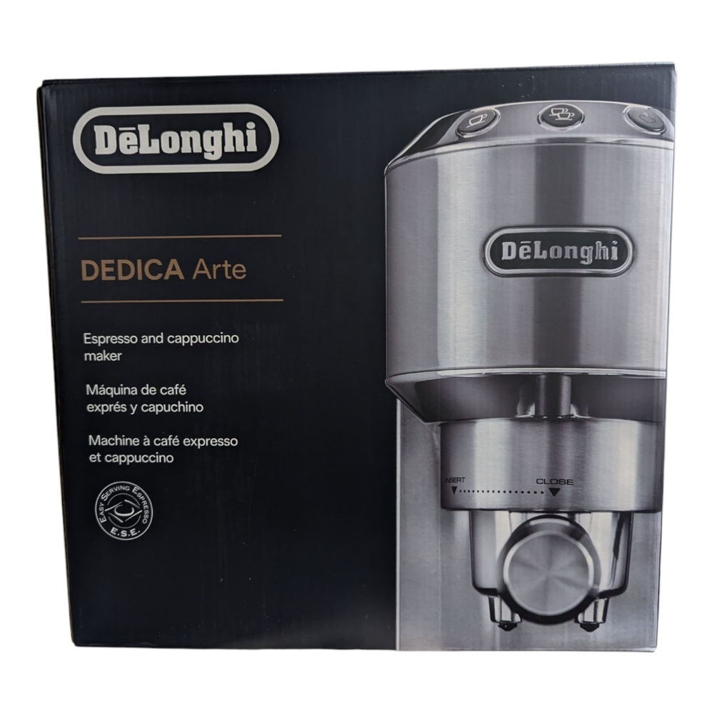 DeLonghi Dedica Arte Espresso and Cappuccino Maker New
